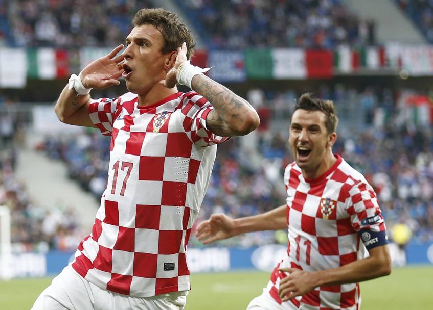 Mario Mandzukic, 27 anni, 13 reti in 47 presenze con la Croazia